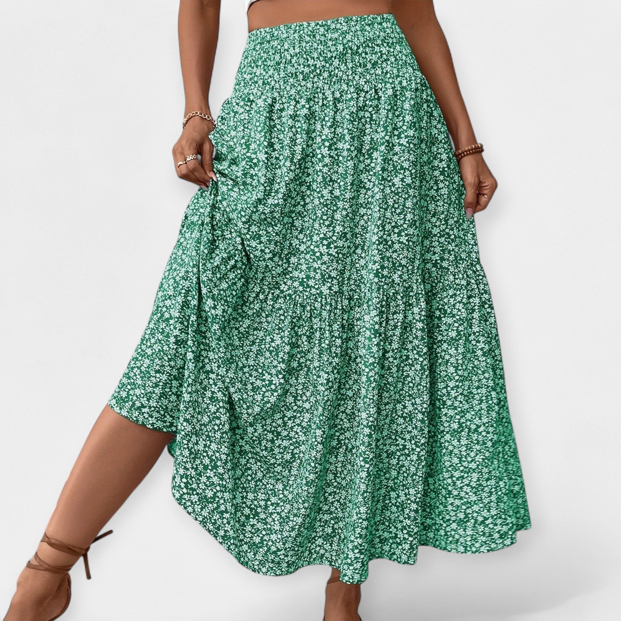 Floral Casual and Comfortable Skirt