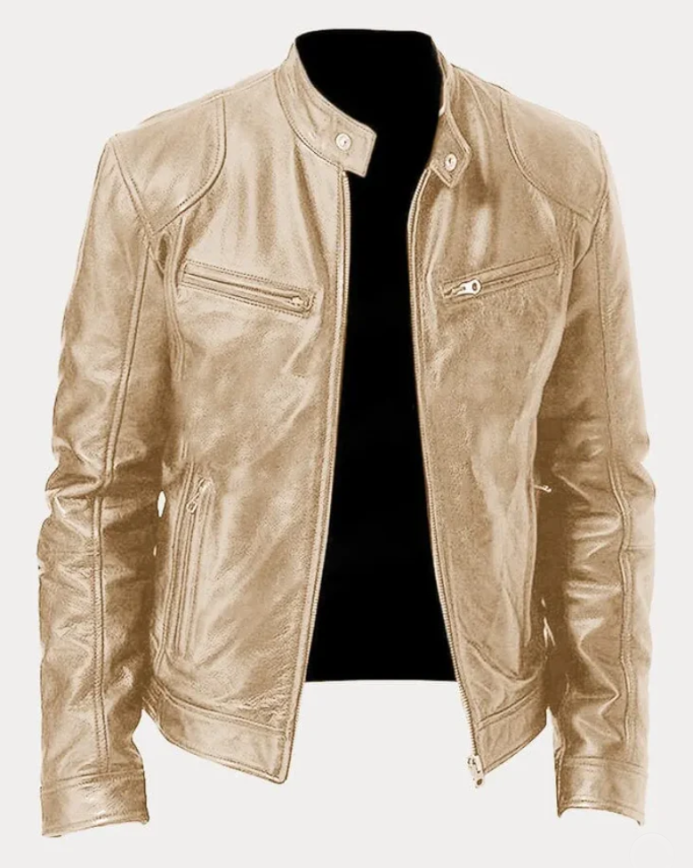 Men's Casual Leather Jacket