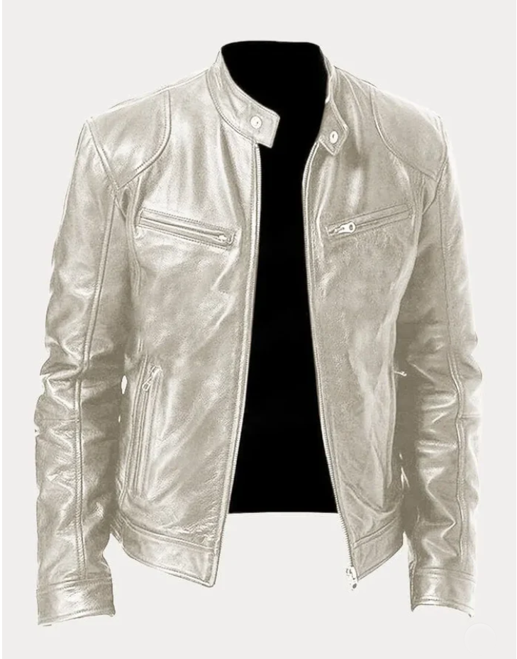 Men's Casual Leather Jacket