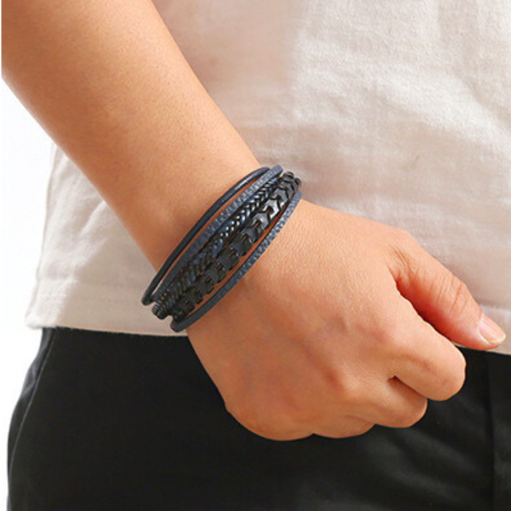 Leather Braided Viking Bracelet (1+1 Free)