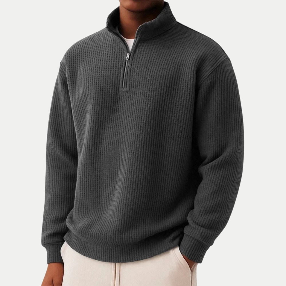 Comfort zip pullover