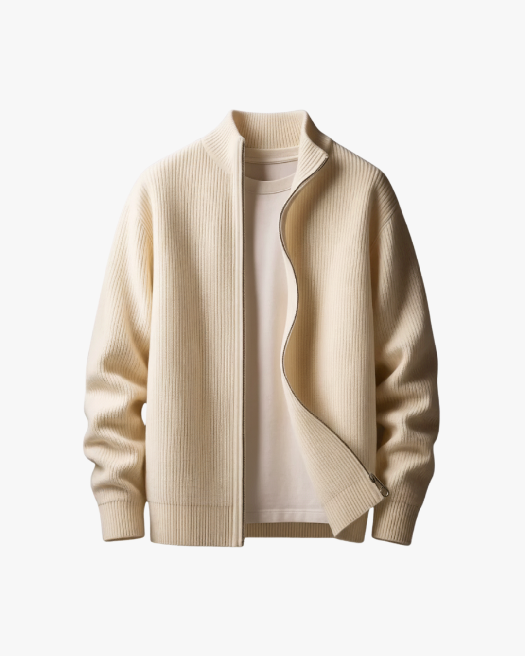 Parker Ribbed Zip Sweater