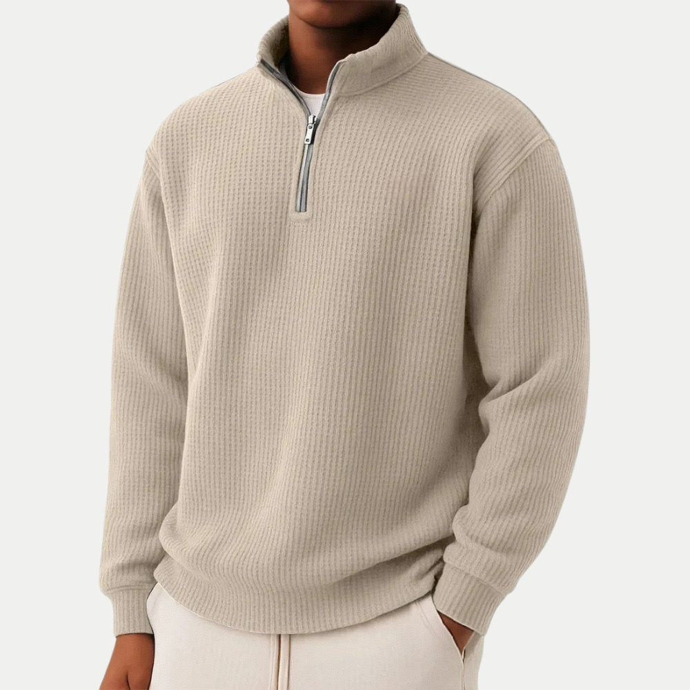 Comfort zip pullover