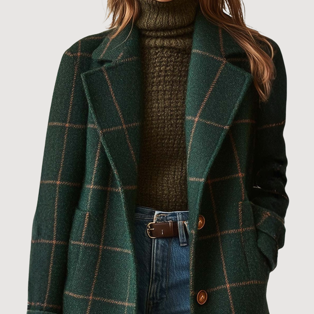 Heritage Plaid Tweed Coat