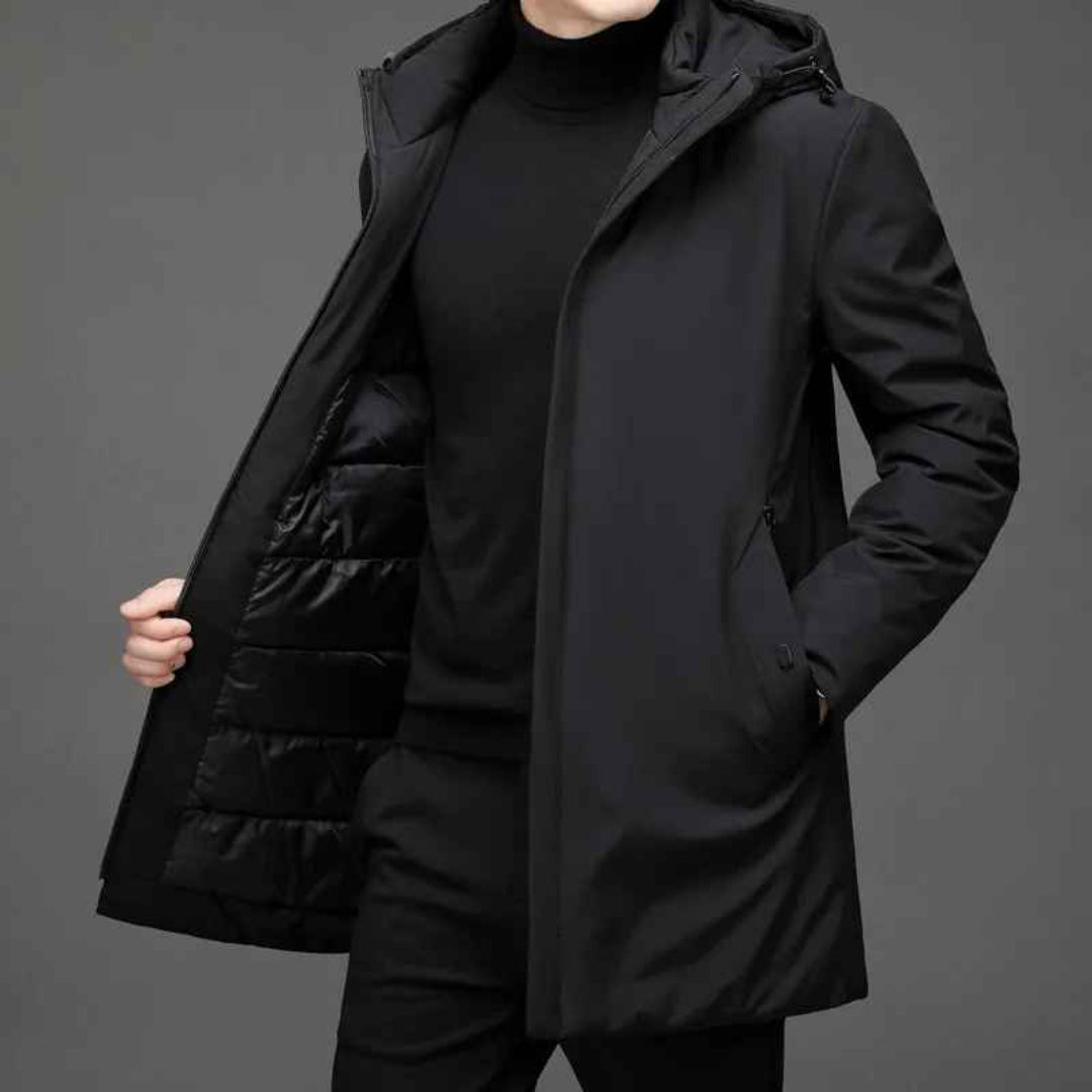 WEATHER PROTECTION HOODED WINTER COAT