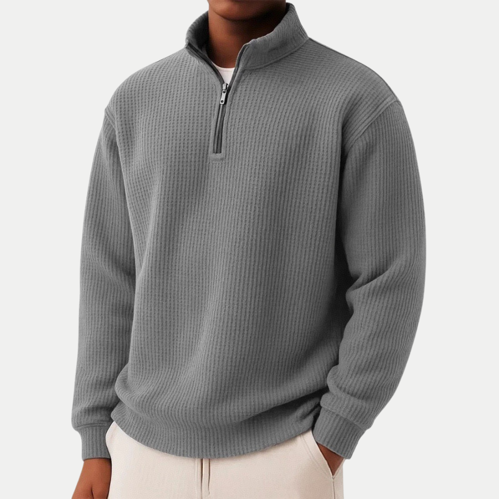 Comfort zip pullover