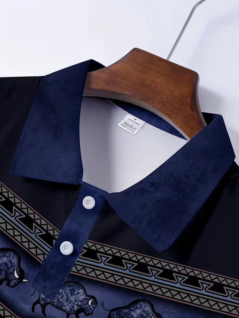 Casual Vintage Polo Shirt