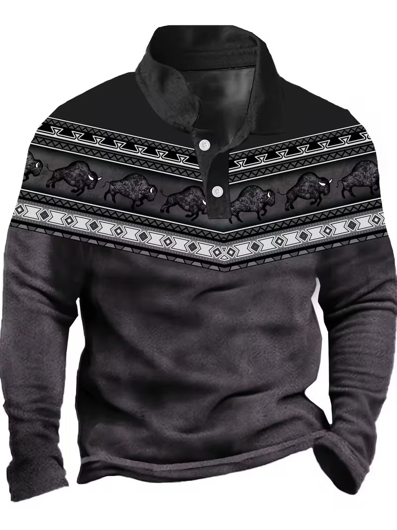 Casual Vintage Polo Shirt