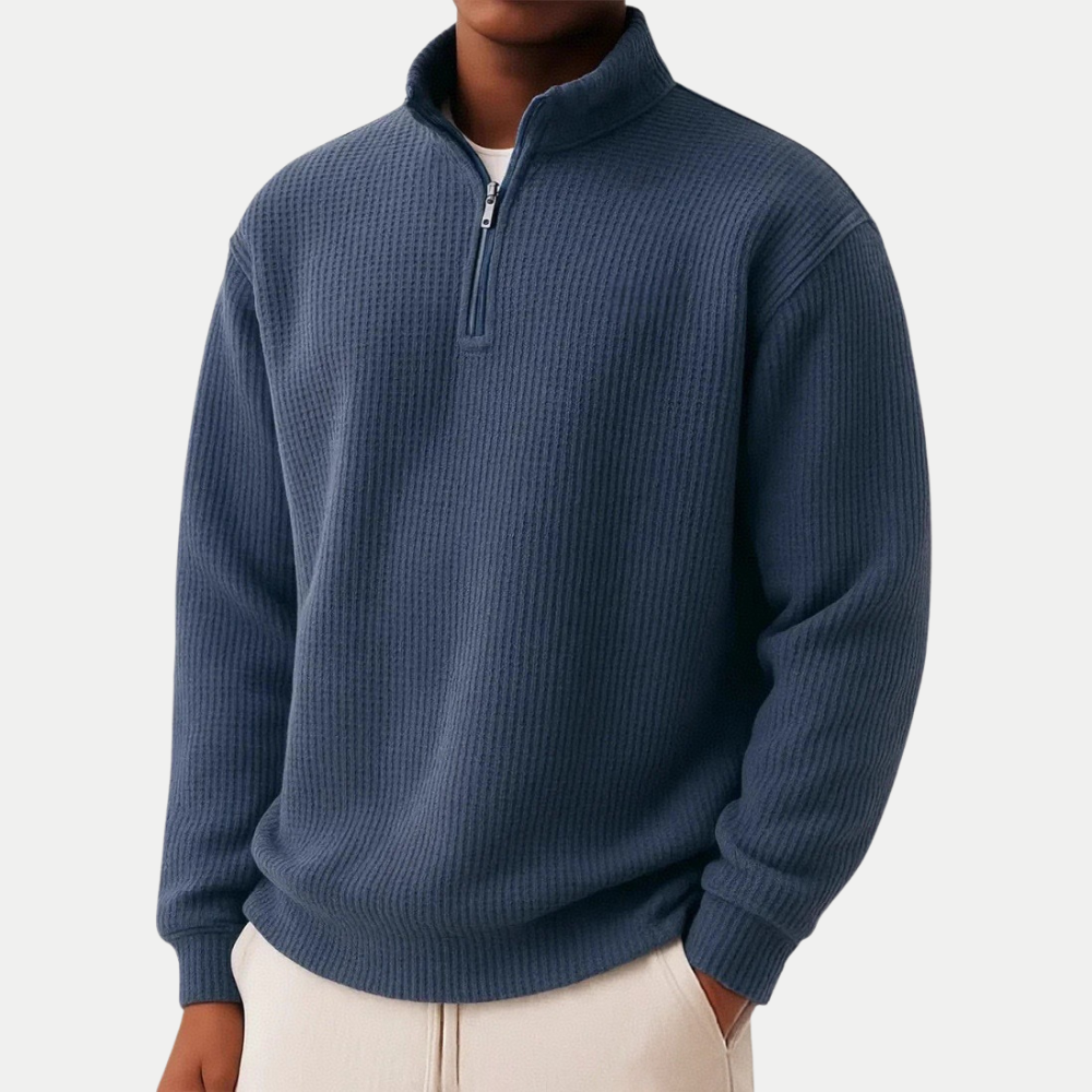 Comfort zip pullover