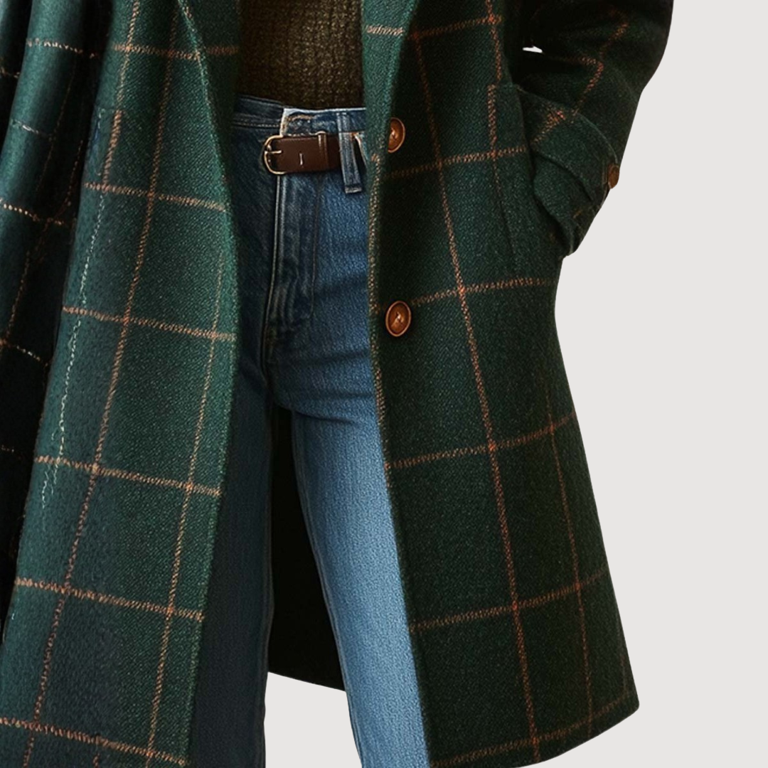 Heritage Plaid Tweed Coat
