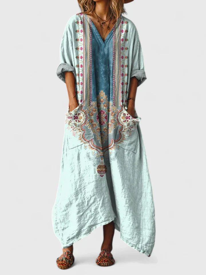 Comfortable A Line Maxi Dress