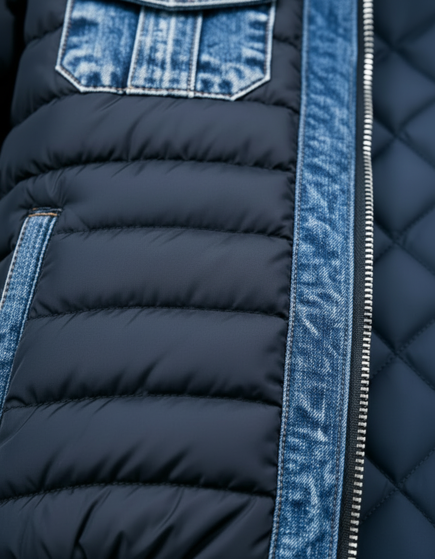 Hybrid Quilted Denim Jacket