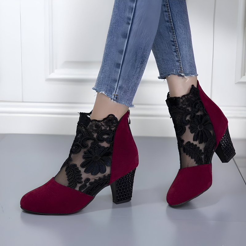 Stylish breathable orthopedic heels