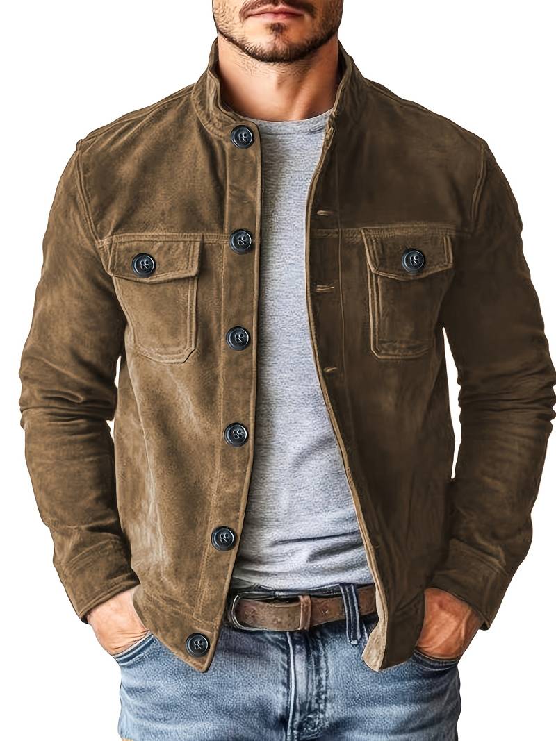 Casual long-sleeved jacket