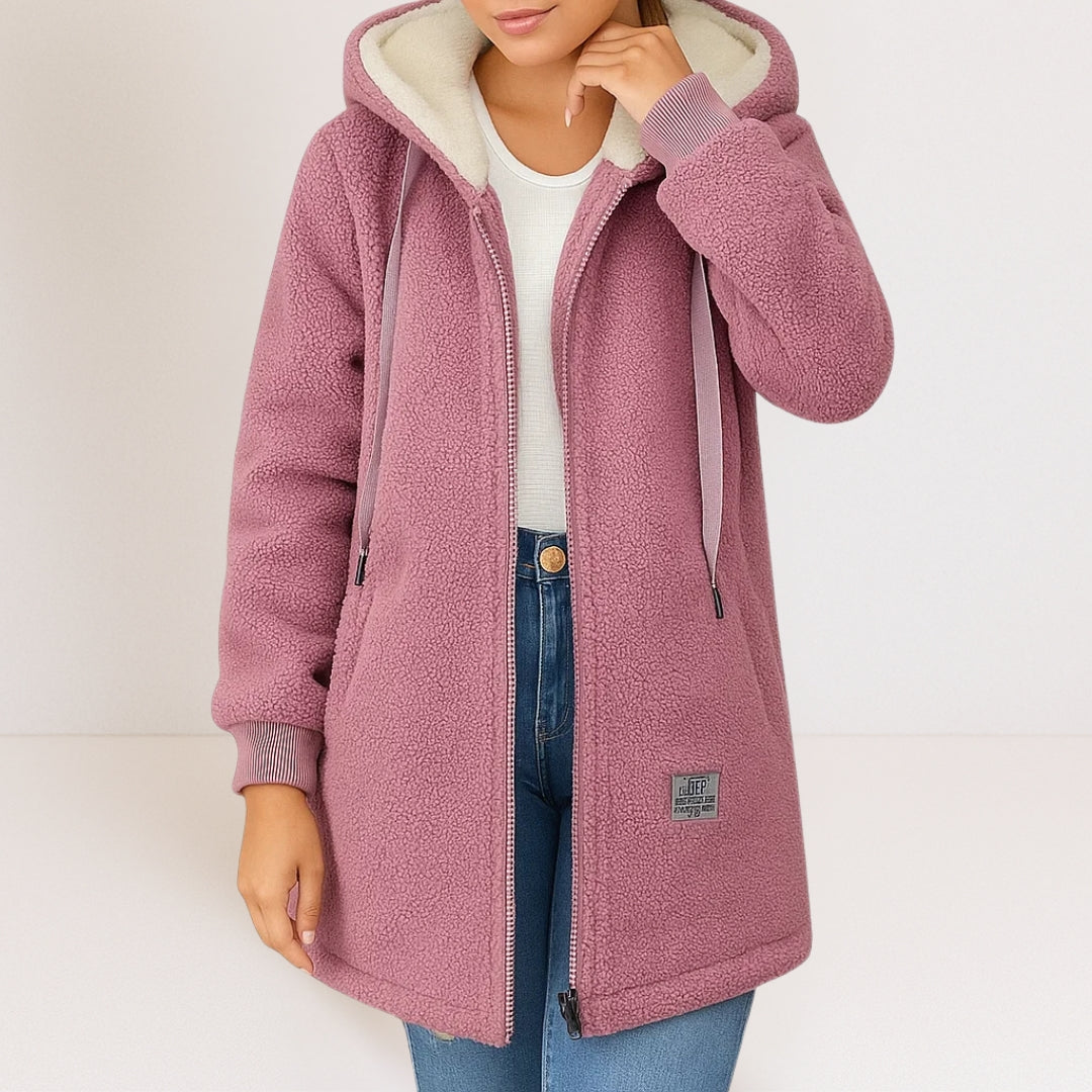 Cosy Hooded Zip Jacket
