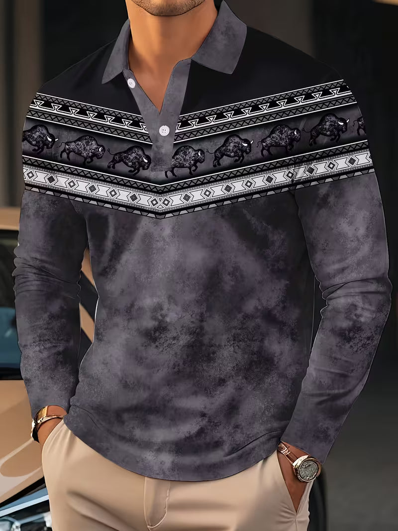 Casual Vintage Polo Shirt