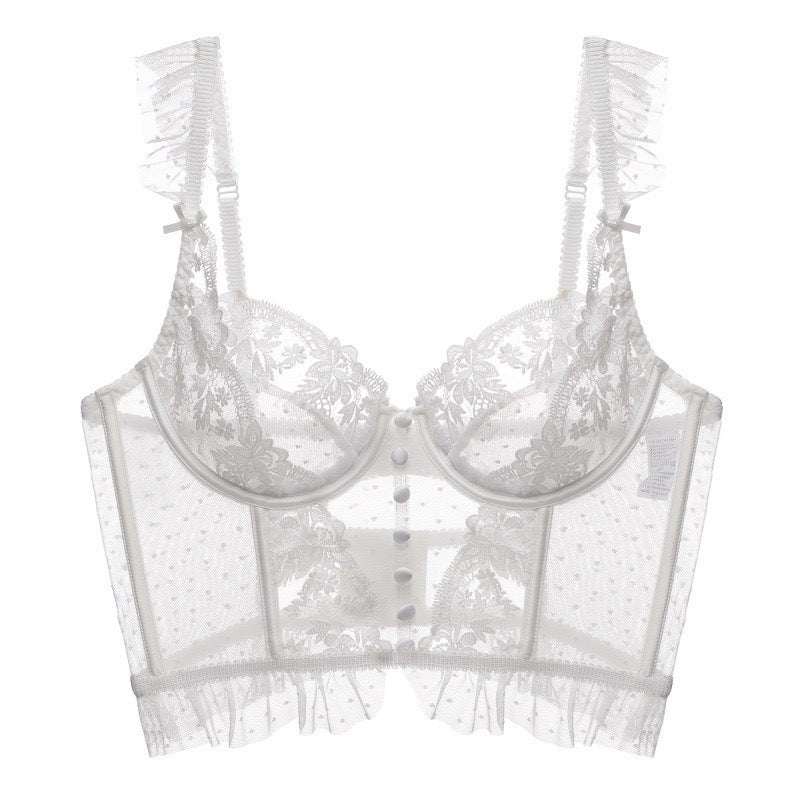 Francesca Lingerie Set – Lace corset with matching bra and panties
