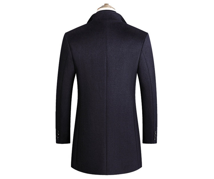 Lapel Collar Long Coat