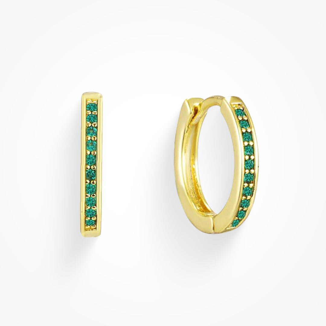 Hoop Earring with Zirconias