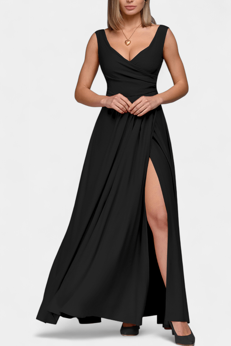 Gray | Draped Dress
