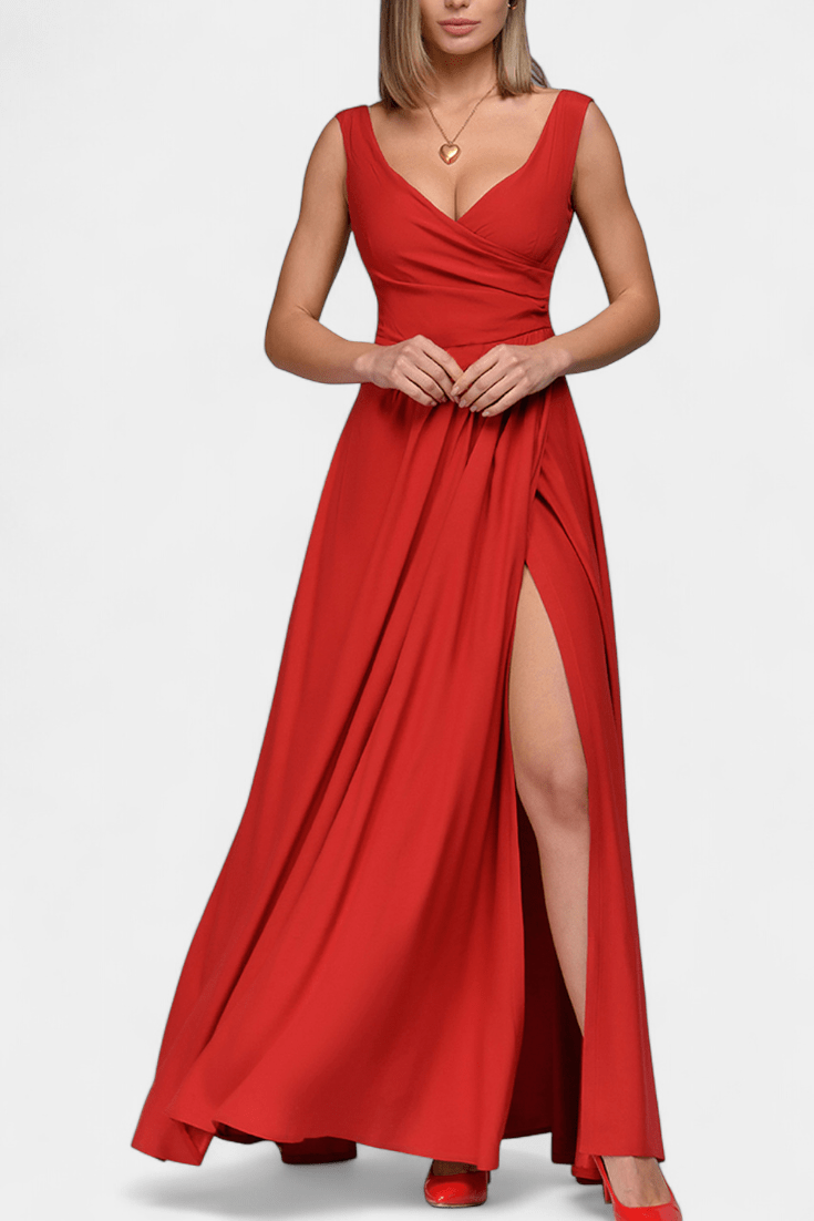 Gray | Draped Dress