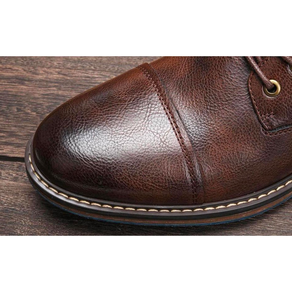 Ethan | Artisan Leather Oxford Boots