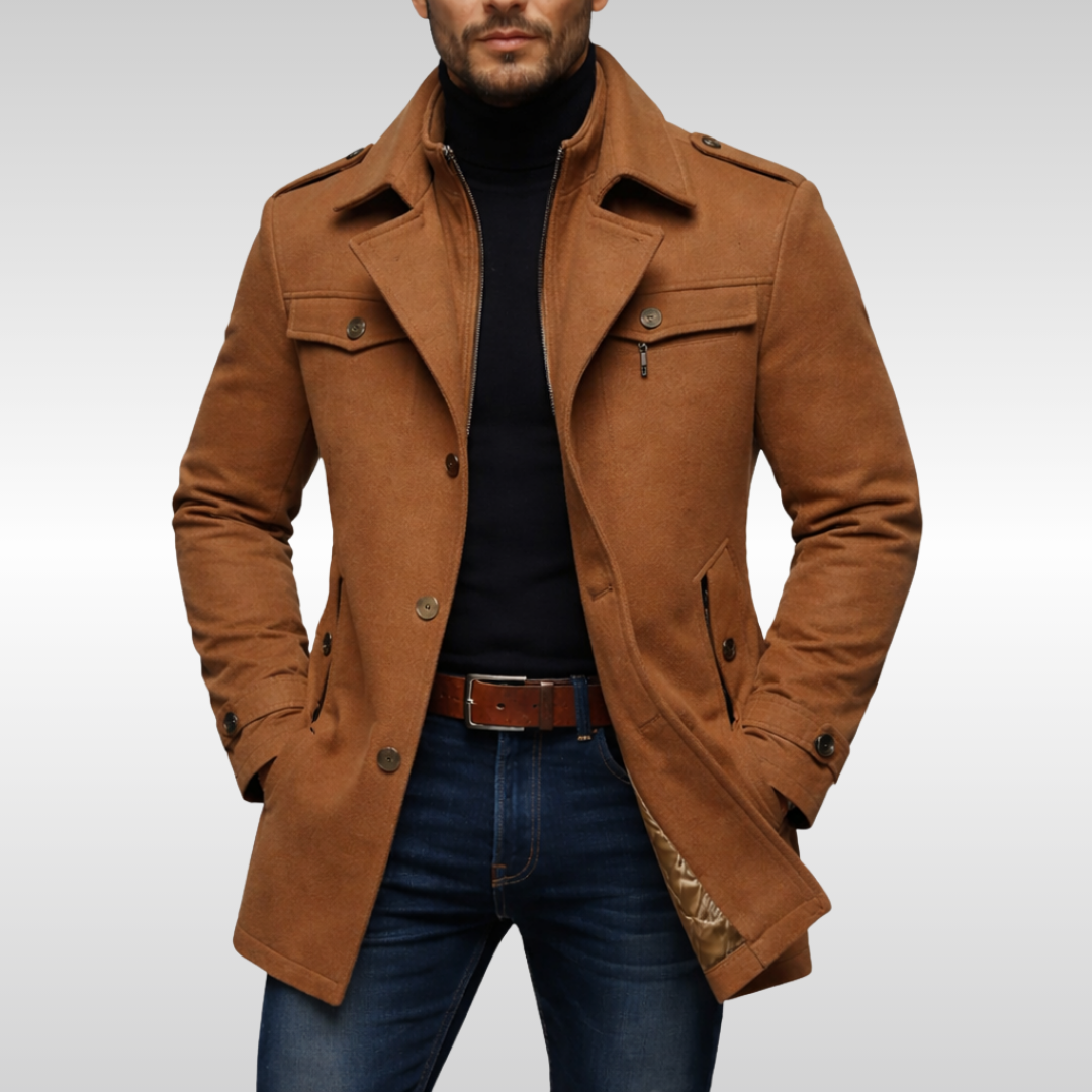 JAMES WOOL COAT | RELIABLE WARMTH, TIMELESS STYLE