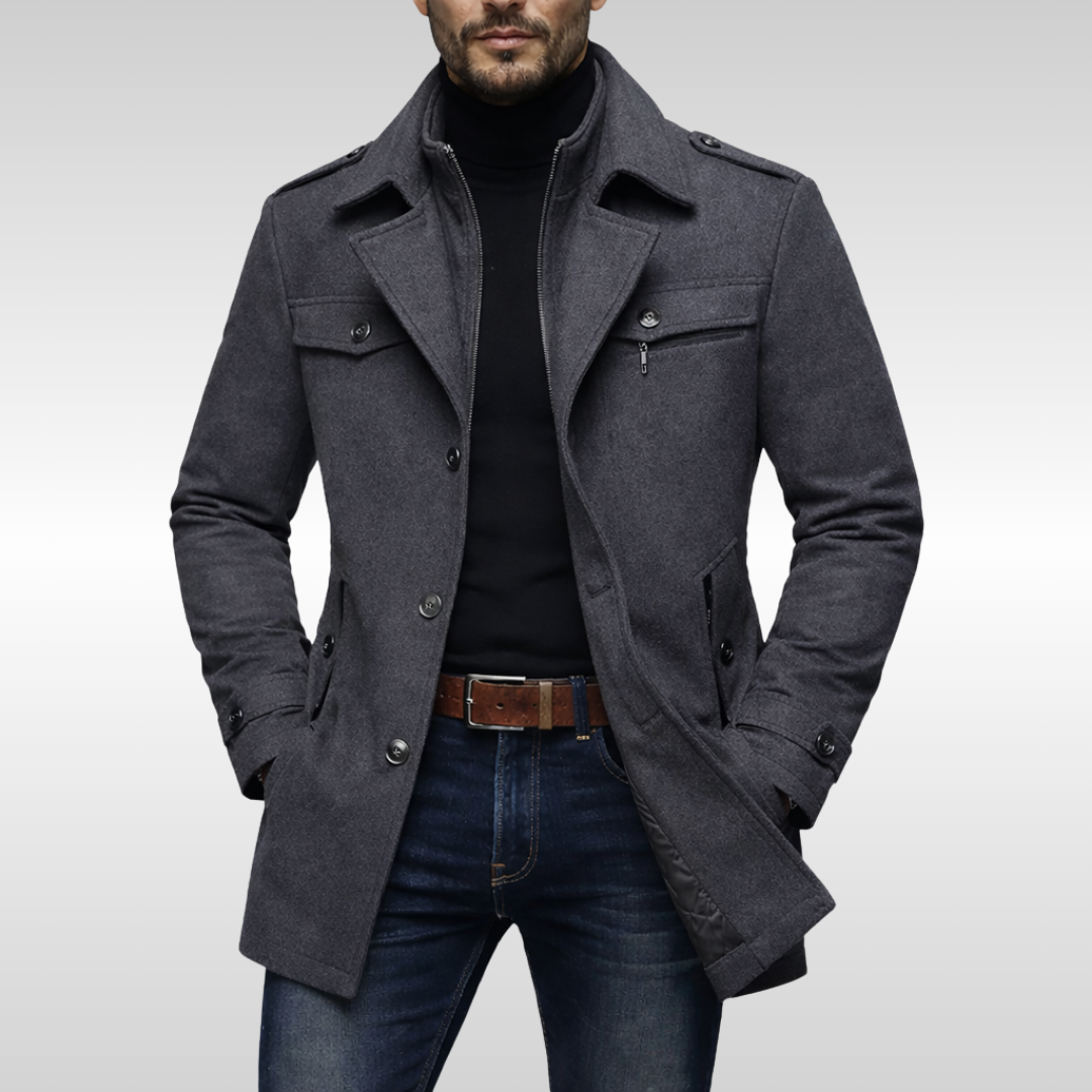 JAMES WOOL COAT | RELIABLE WARMTH, TIMELESS STYLE