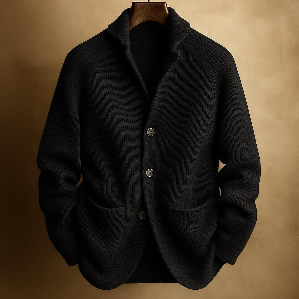 Corduroy Wool Cardigan For Men
