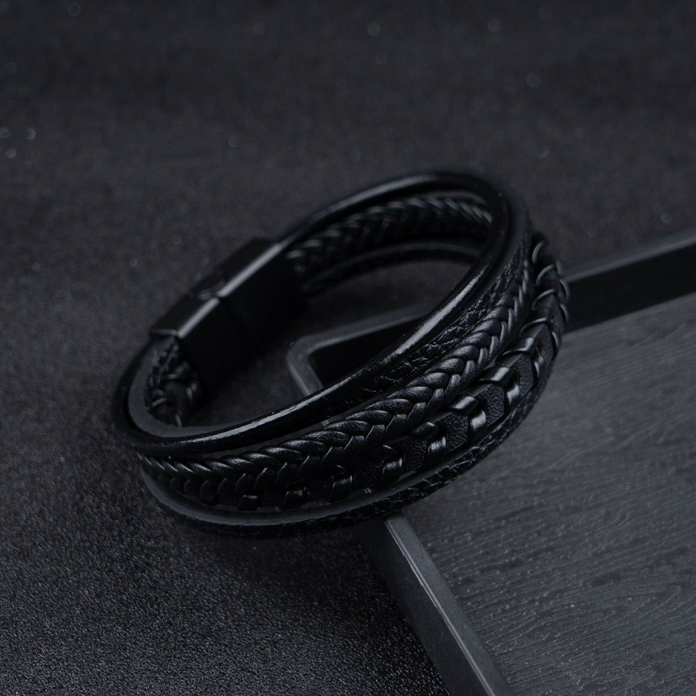 Leather Braided Viking Bracelet (1+1 Free)