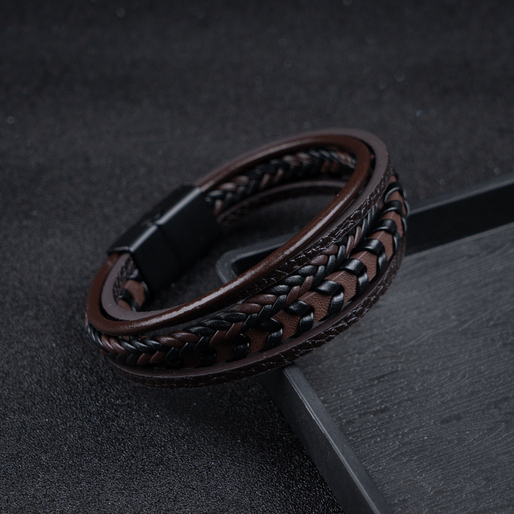 Leather Braided Viking Bracelet (1+1 Free)