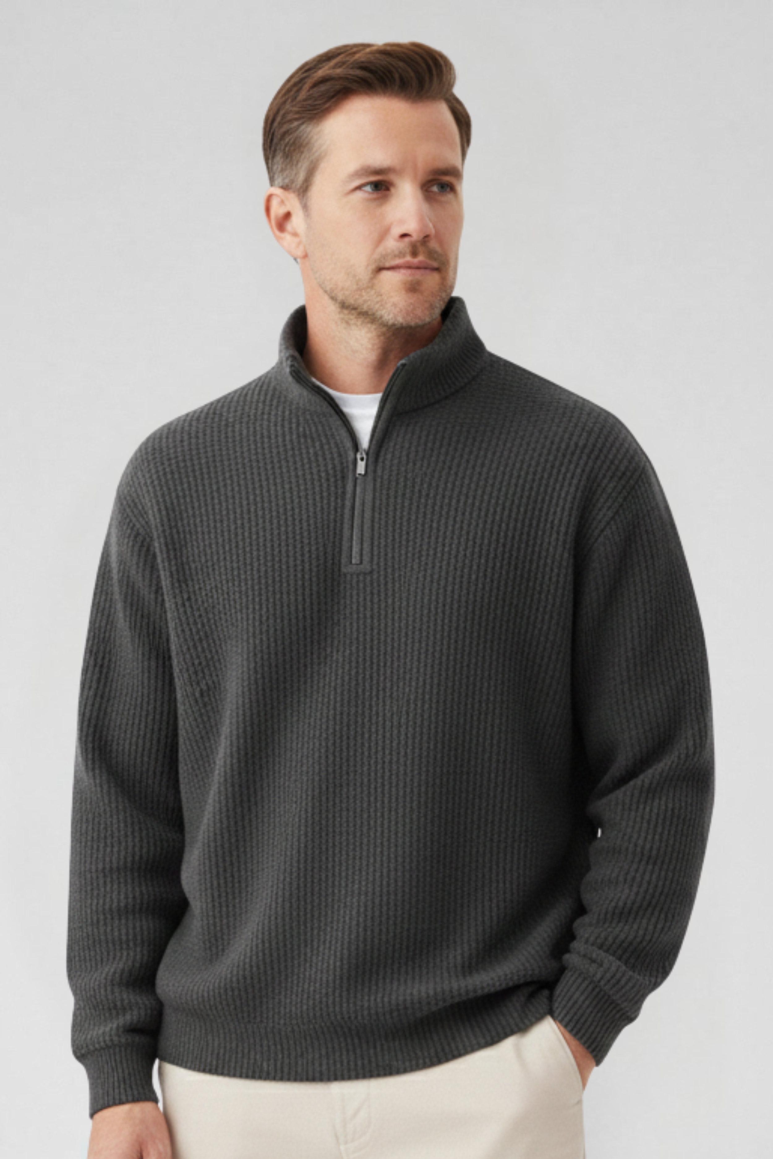 Comfort zip pullover
