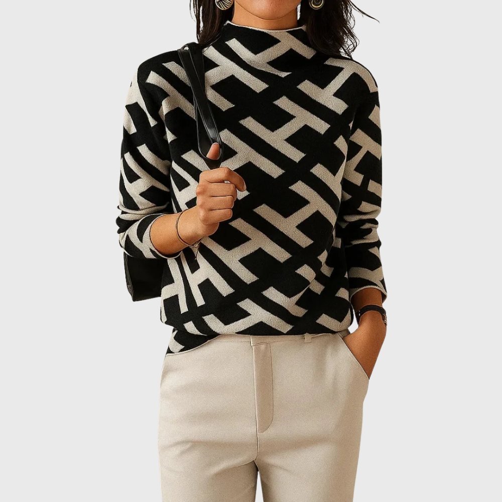Elegant Geometric Sweater