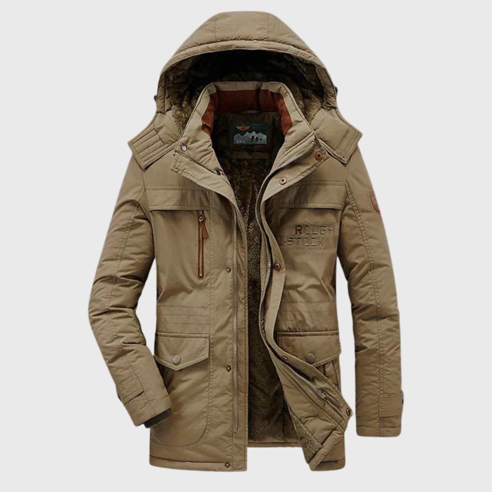 Warm Men's Fleece Winter Jacket