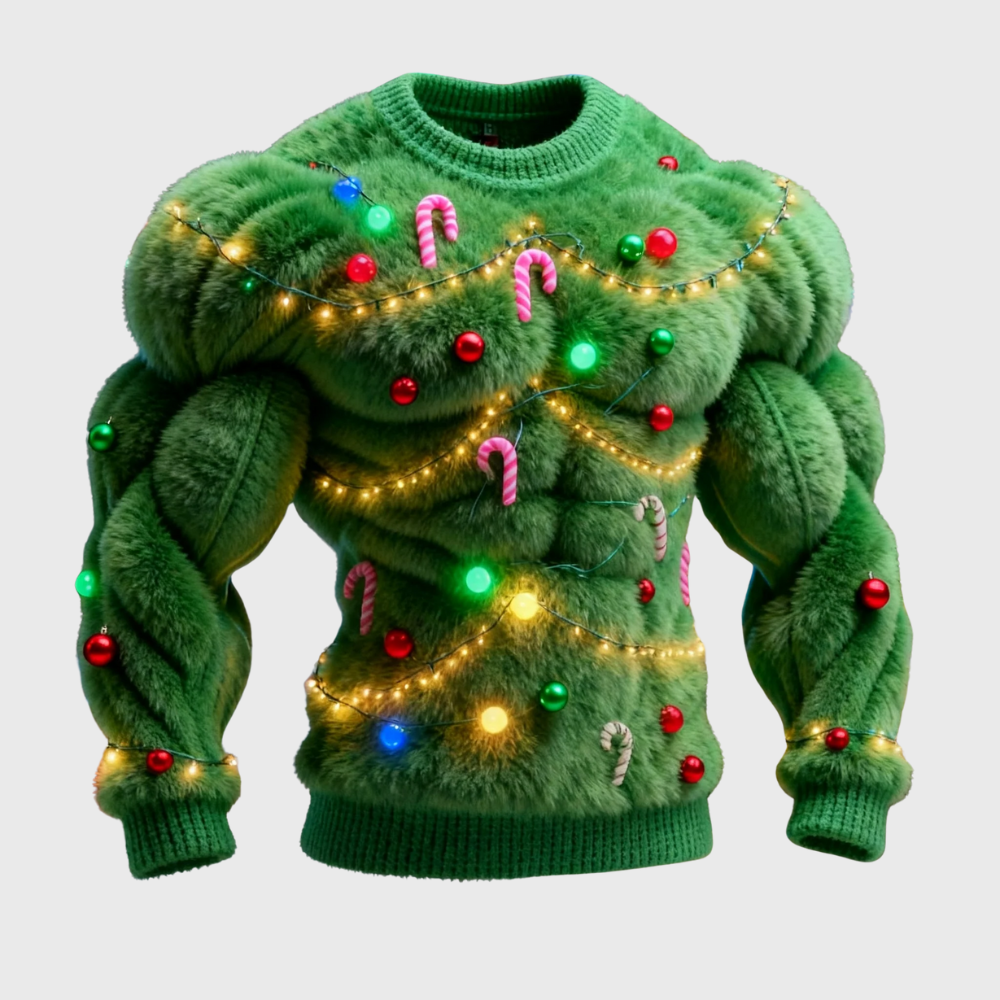 Stylish Casual Muscle Sweater