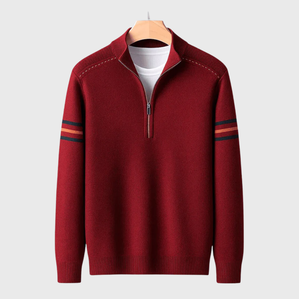 Modern Half-Zip Sweater Ease
