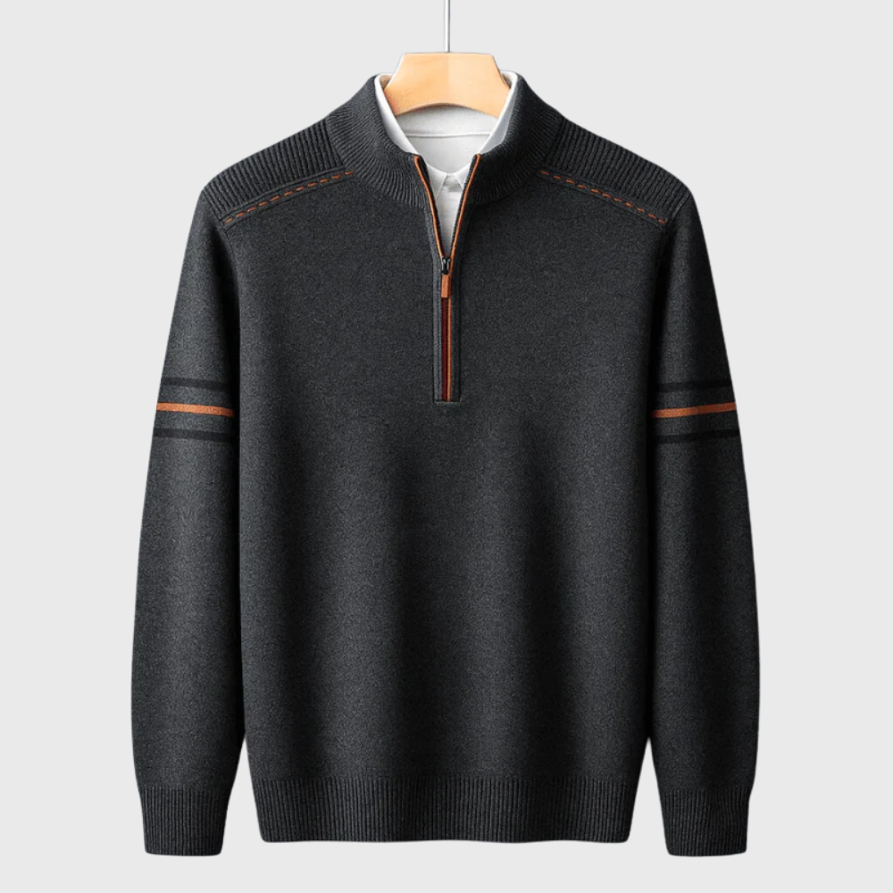 Modern Half-Zip Sweater Ease