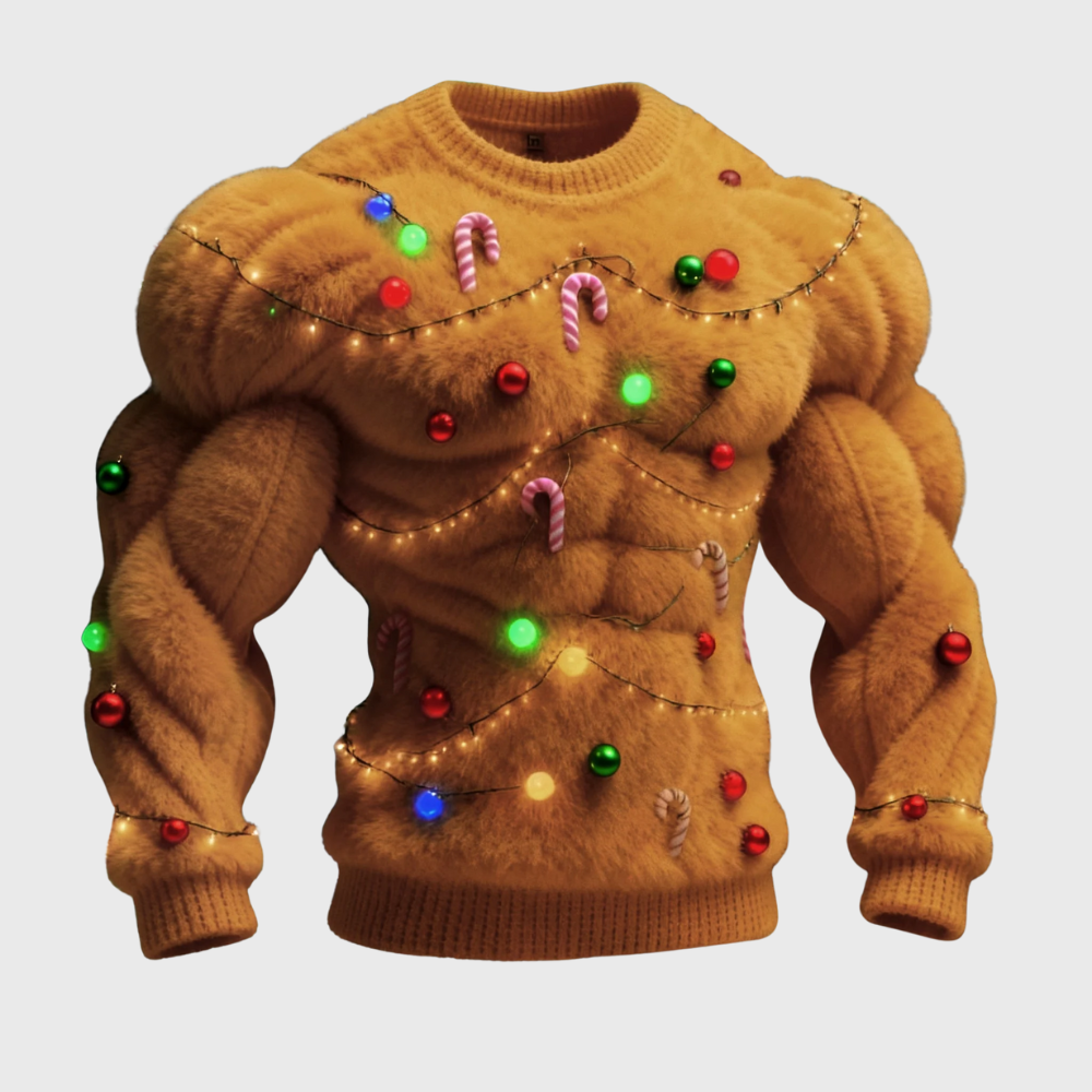 Stylish Casual Muscle Sweater