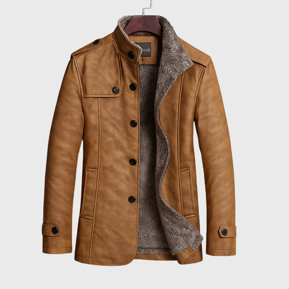 Men's suede coat