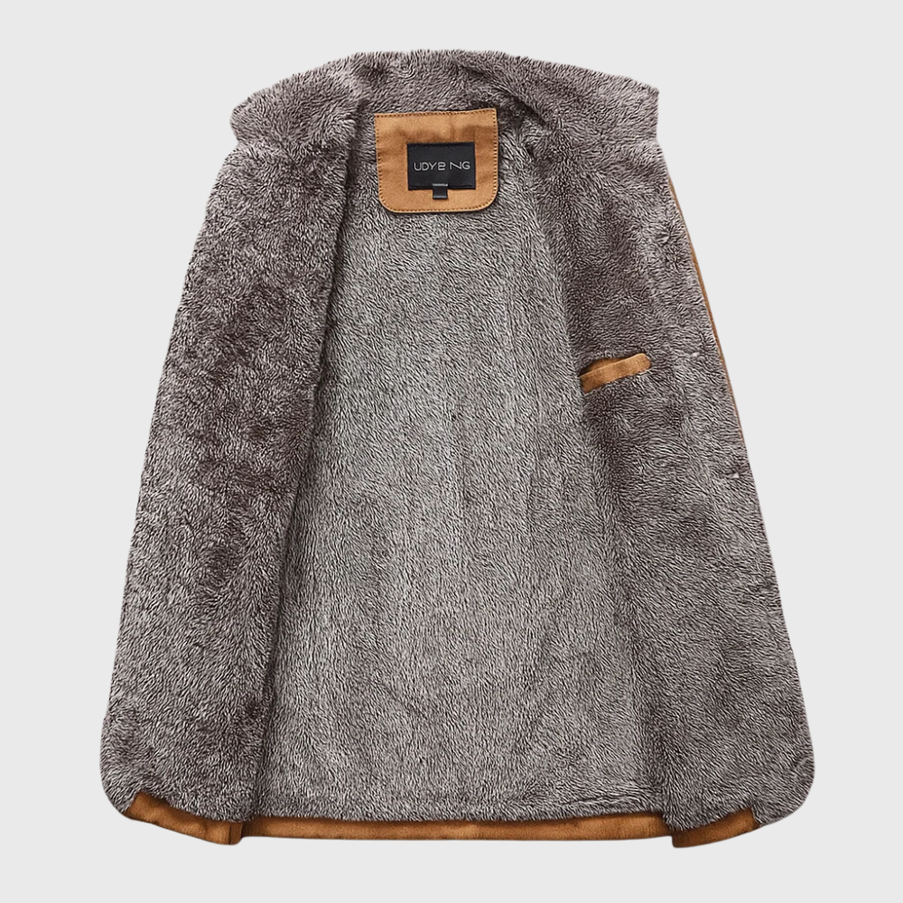 Men's suede coat