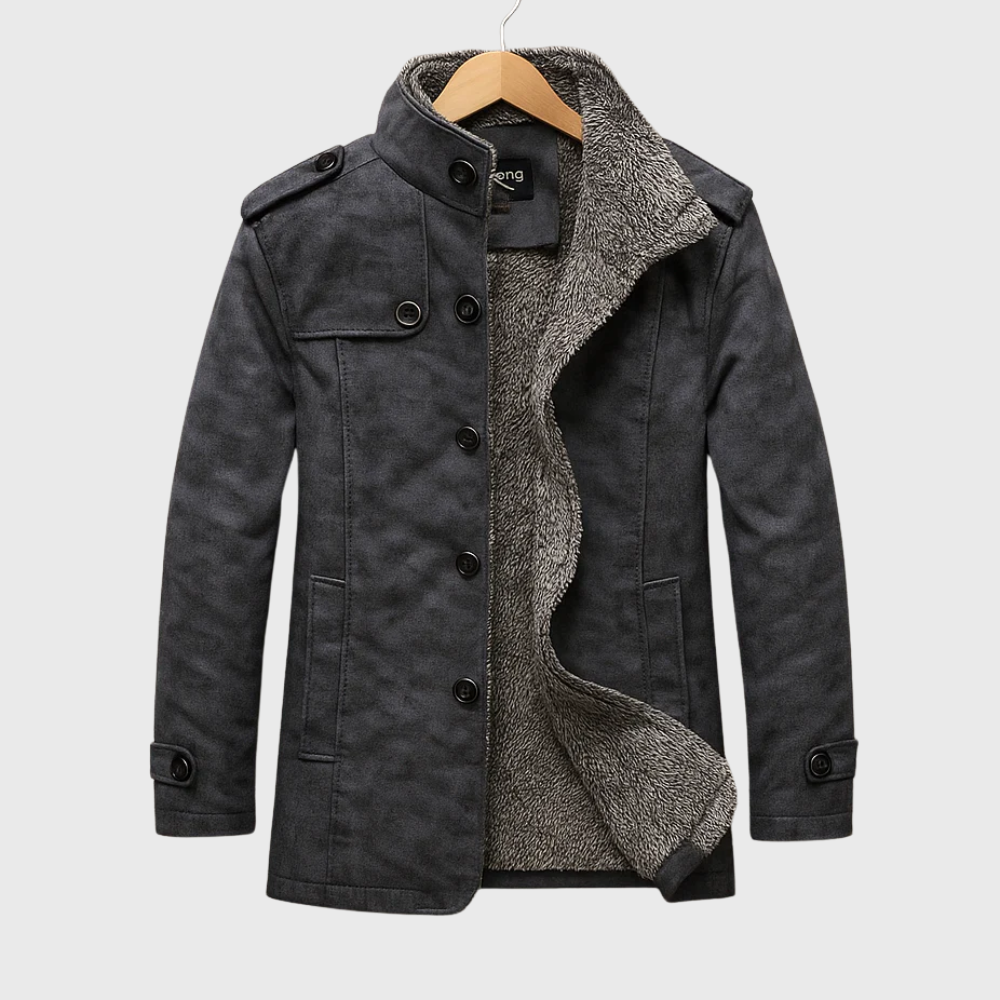 Men's suede coat