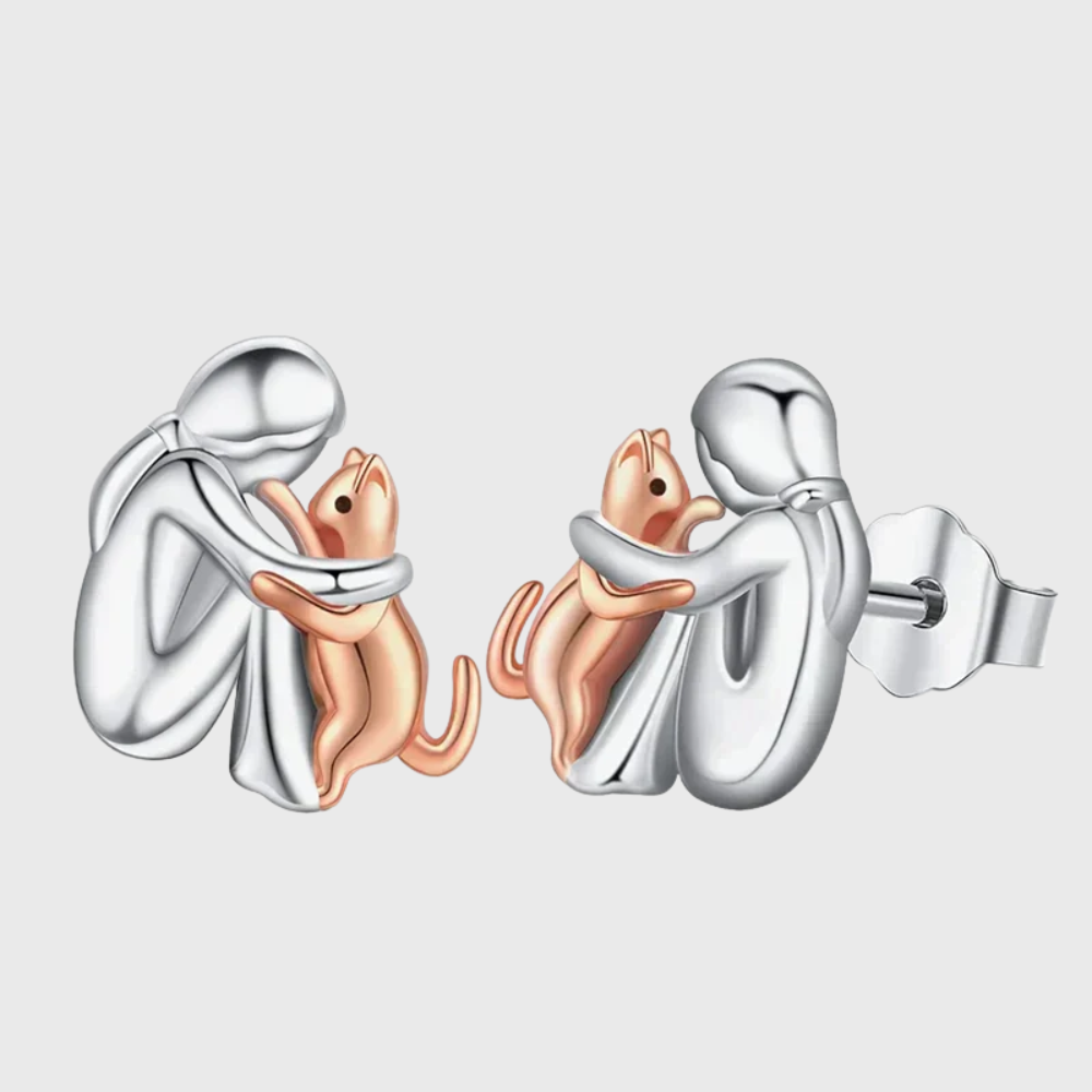 Leila™ | Cat Icon Earrings