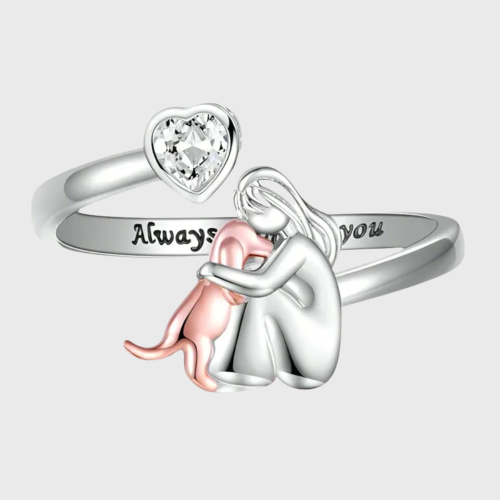 Anne™ | Ring "Girl and Dog"