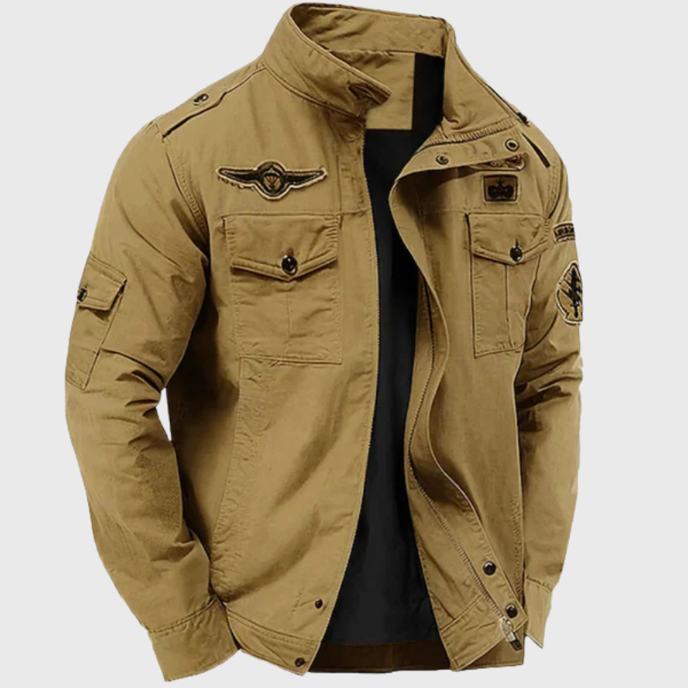 Structured military jacket