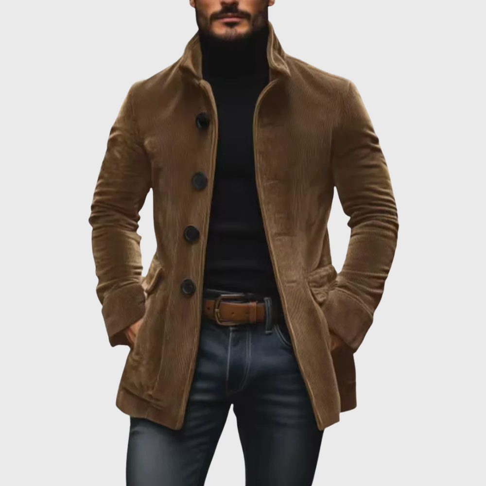 Channeled Corduroy Blazer