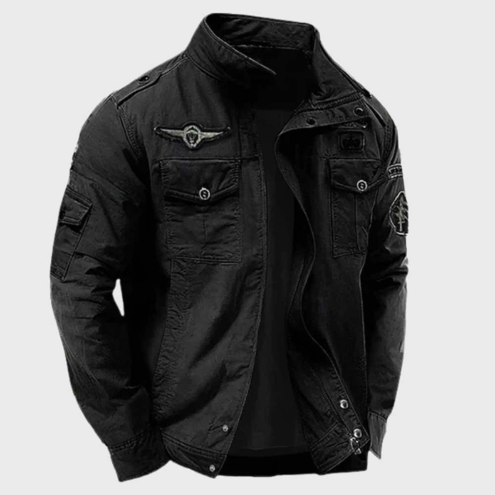 Structured military jacket