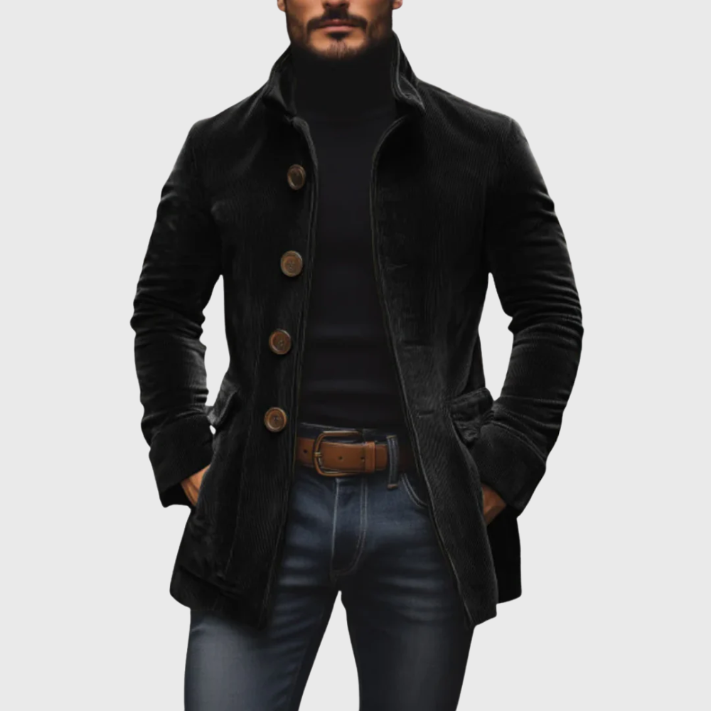 Channeled Corduroy Blazer
