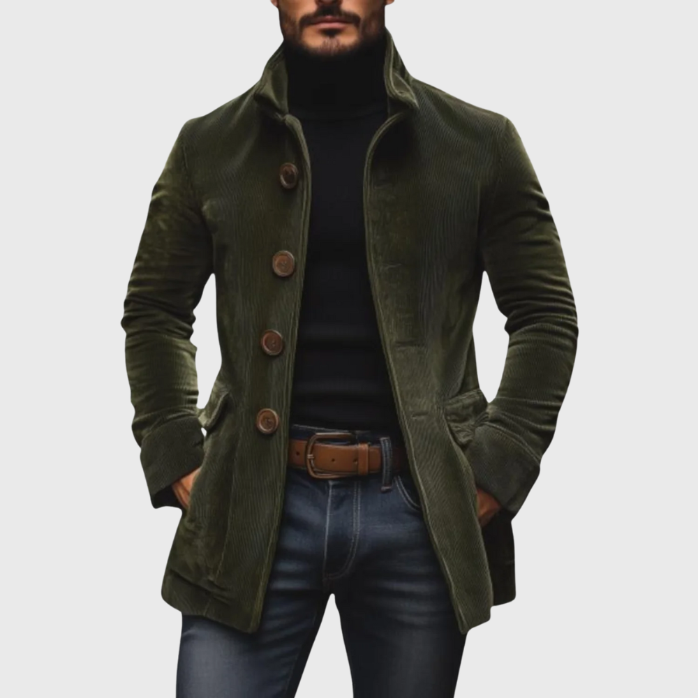 Channeled Corduroy Blazer