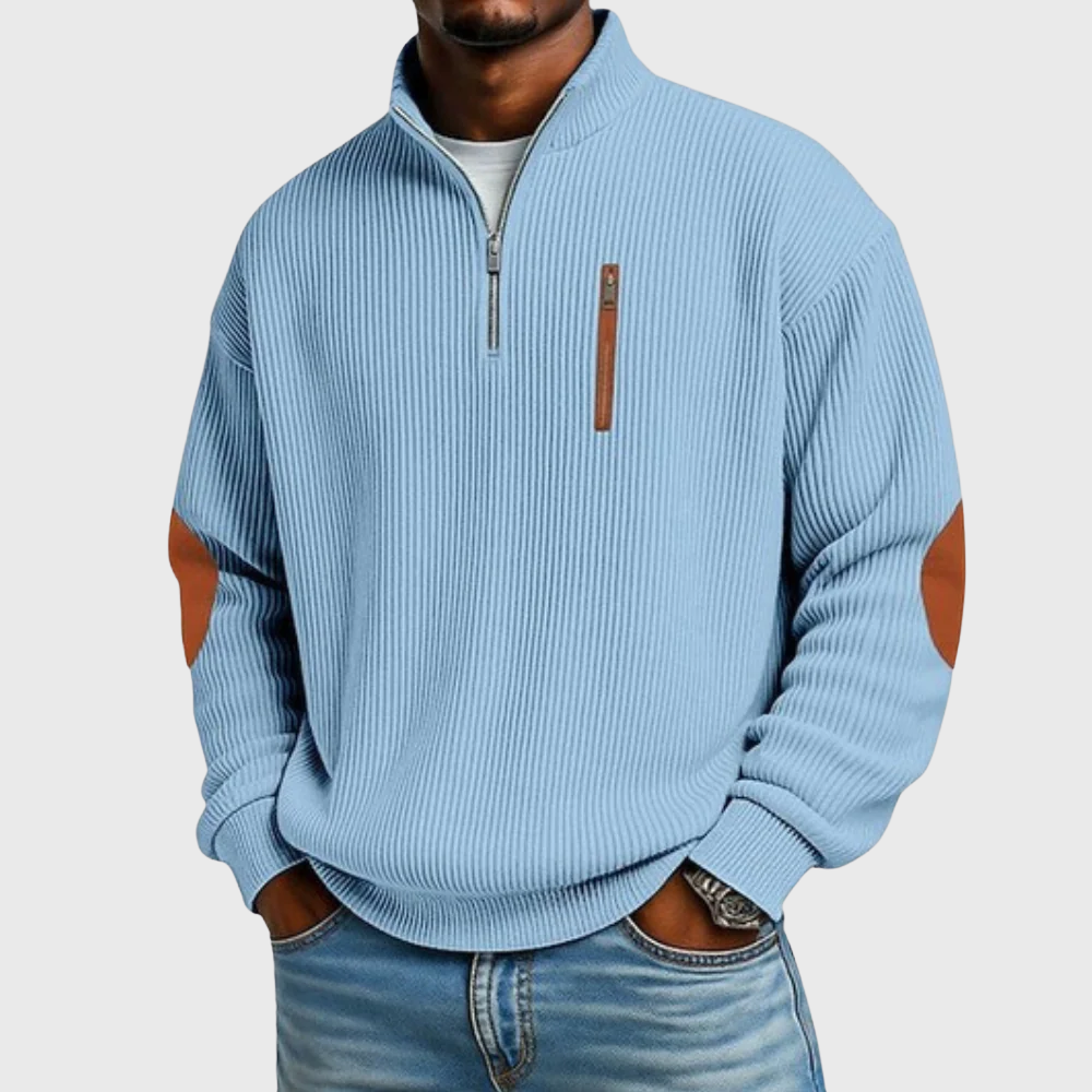 Clean Line Zip Pullover