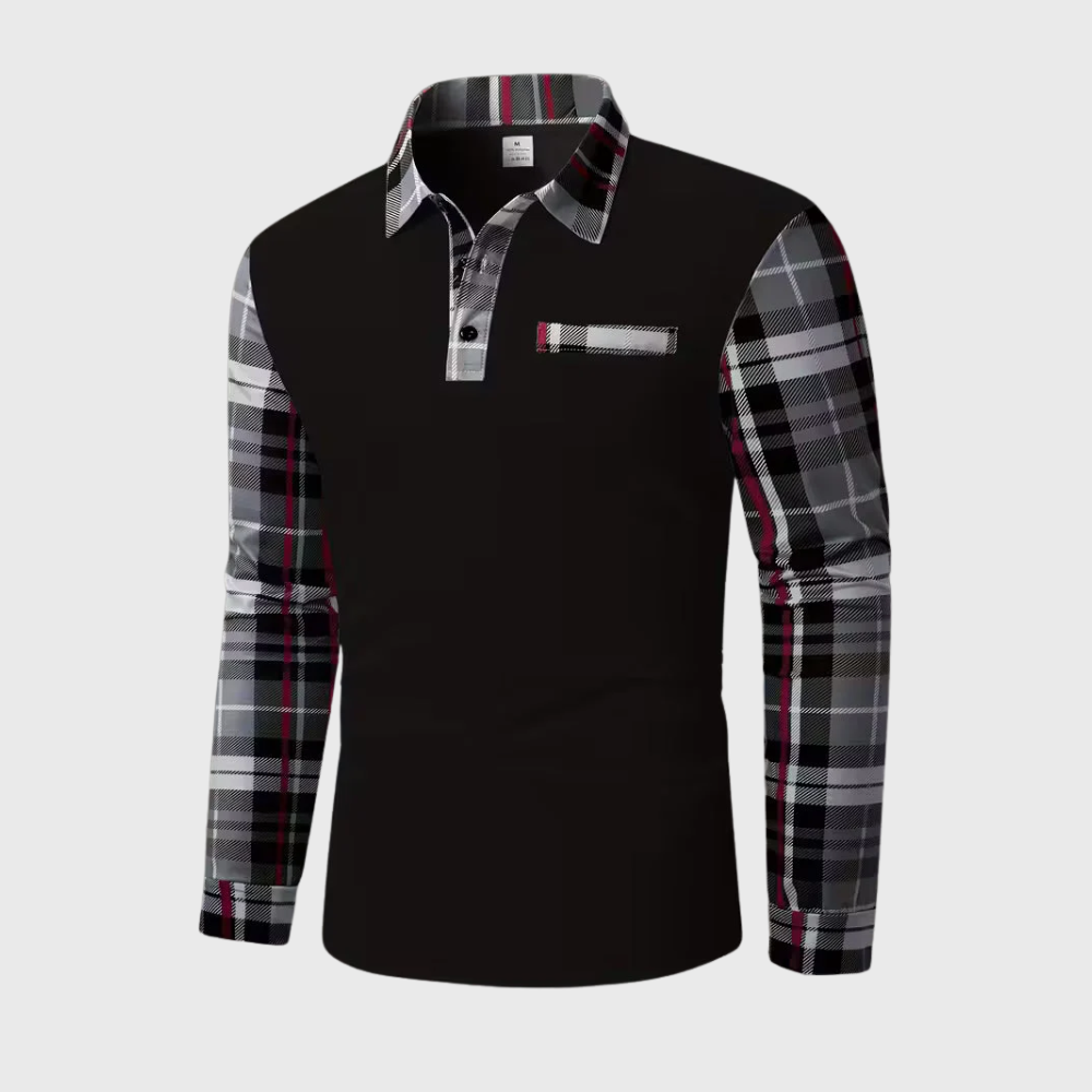 Long Sleeve Shirt with Chest Patch